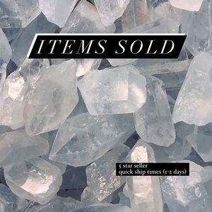 ALL ITEMS SOLD BEYOND THIS POINT